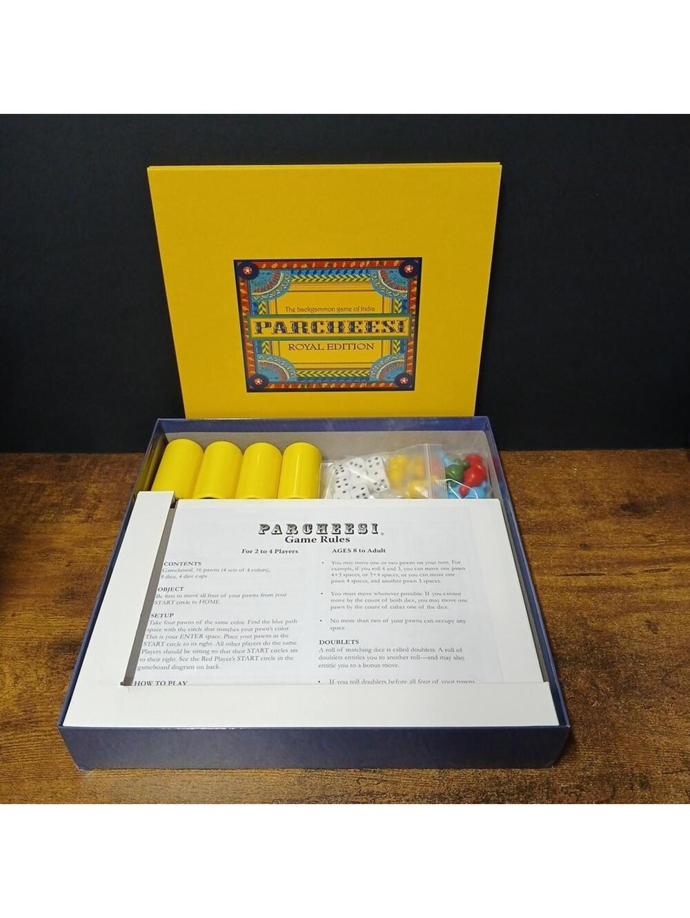 Parcheesi Royal Edition Board Dice Game - Picture 3 of 7